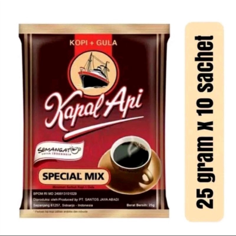 

Kopi Kapal Api Spesial Mix isi 10 pcs