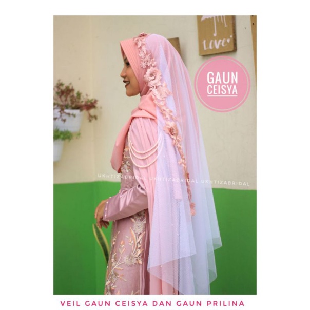 Gaun pink ceisya