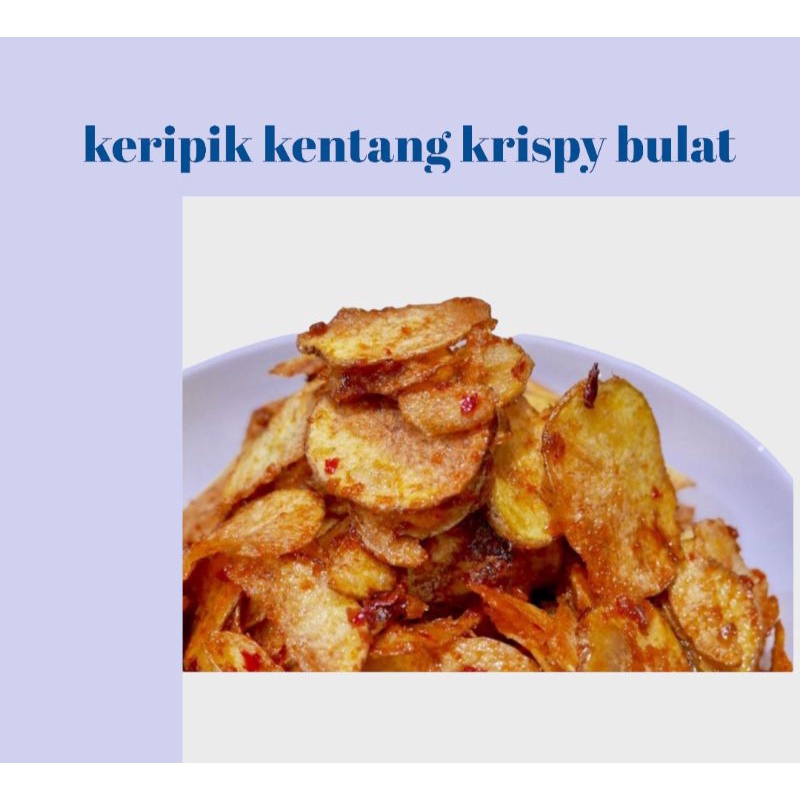 

keripik kentang krispy bulat