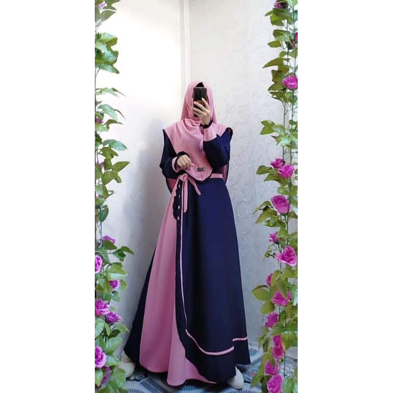 gamis set syari zahra