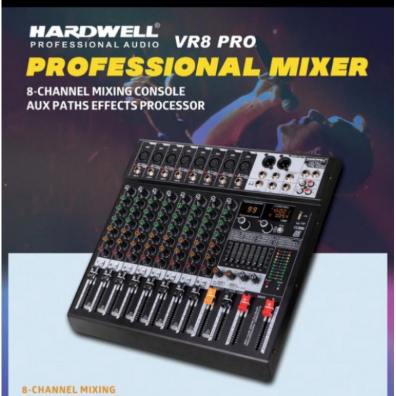 Mixer HARDWELL VR8PRO Original VR 8PRO VR 8 PRO Garansi Free Koper