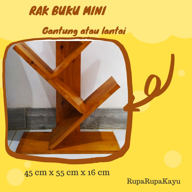 Rak buku Mini Unik
