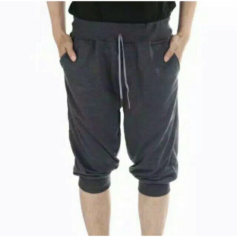 CELANA JOGER 3/4  DEWASA JOGGING RUNNING CASUAL COWOK CEWEK SIZE DEWASA 100% REAL PICTURE