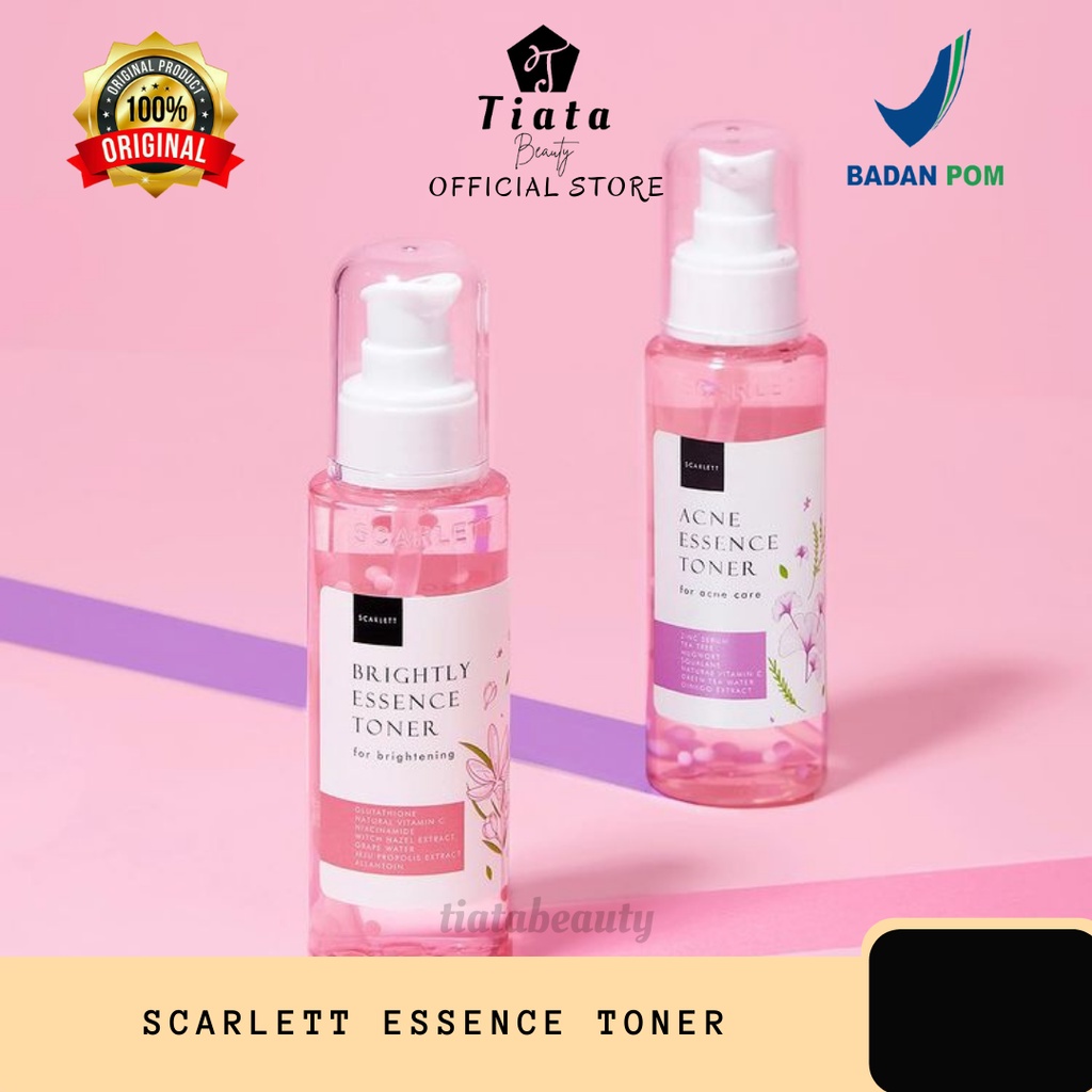 Jual SCARLETT ESSENCE TONER ACNE BRIGHTLY | Shopee Indonesia