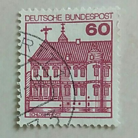 

(AA) Perangko Jerman 1979 Rheydt Castle 60 pfennig Used