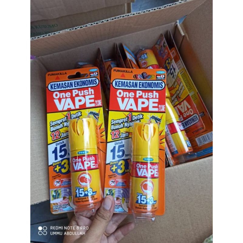 ( kemasan ekonomis ) fumakilla one push / obat nyamuk one push / one push obat nyamuk