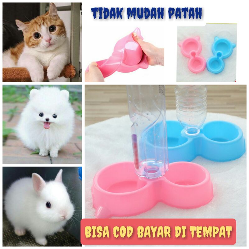 Tempat makan kucing  anjing kelinci musang pet bowl