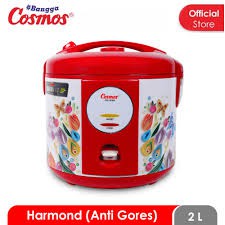 COSMOS Rice Cooker 2 Liter Anti Gores CRJ 6305 Harmond / Magic Com - Garansi 1 Tahun
