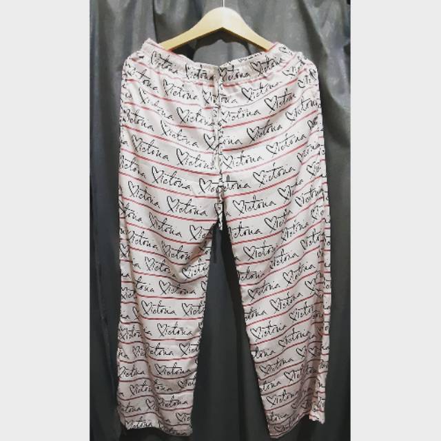 Vs victoria secret pajamas piyama pants celana tidur sleepwear