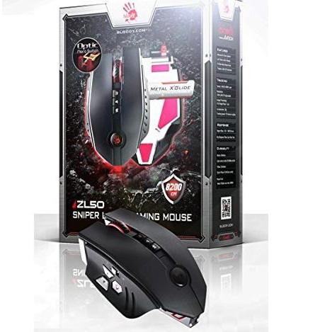 New Bloody Zl50 Activated Ultra Core4 - Sniper Laser Gaming Mouse