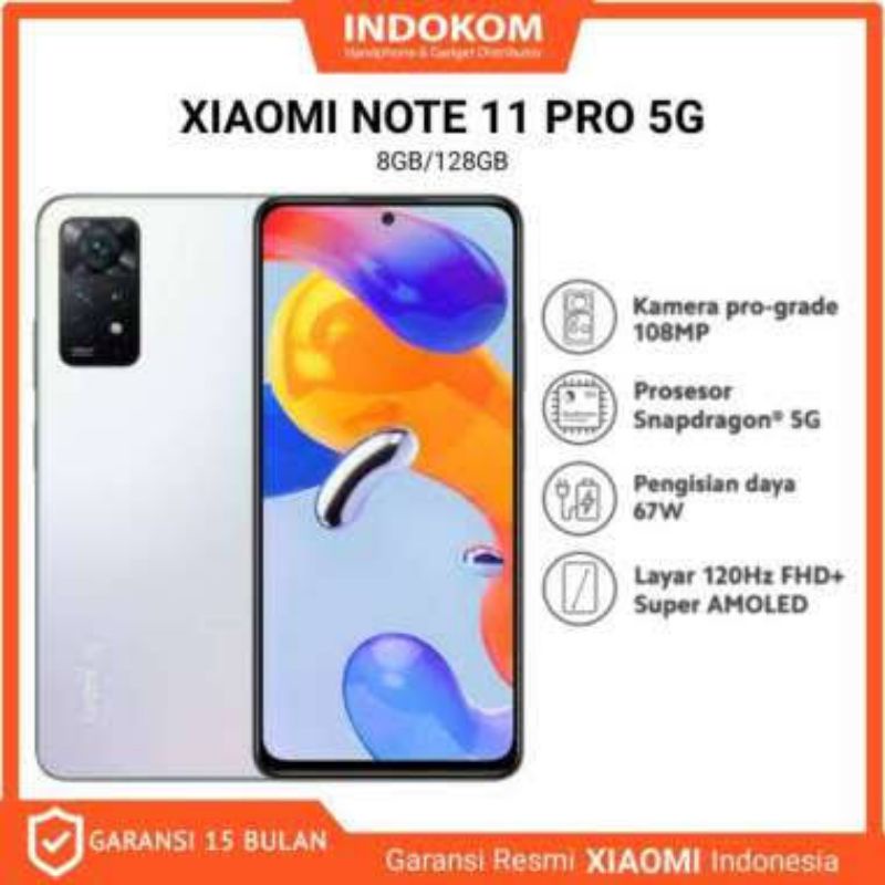 Redmi note 11 pro 8/128 garansi resmi
