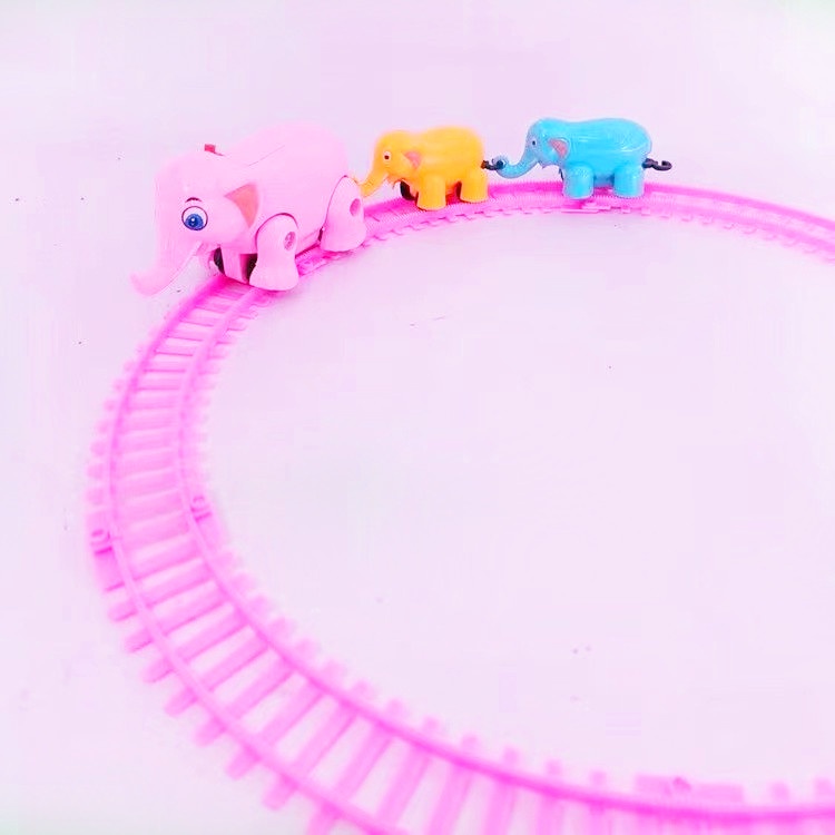 [Js18](6688-18A)Rail Kereta Api Gajah Dan Anak Gajah / Funny Elephant Railways / Mainan Anak