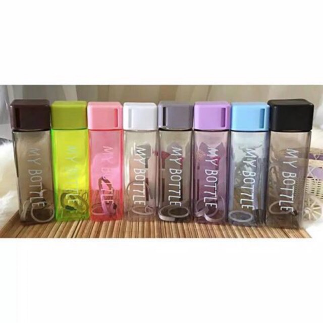 My Bottle Bening Warna Segi Atau Petak Atau Botol Minum Kotak 500 ml