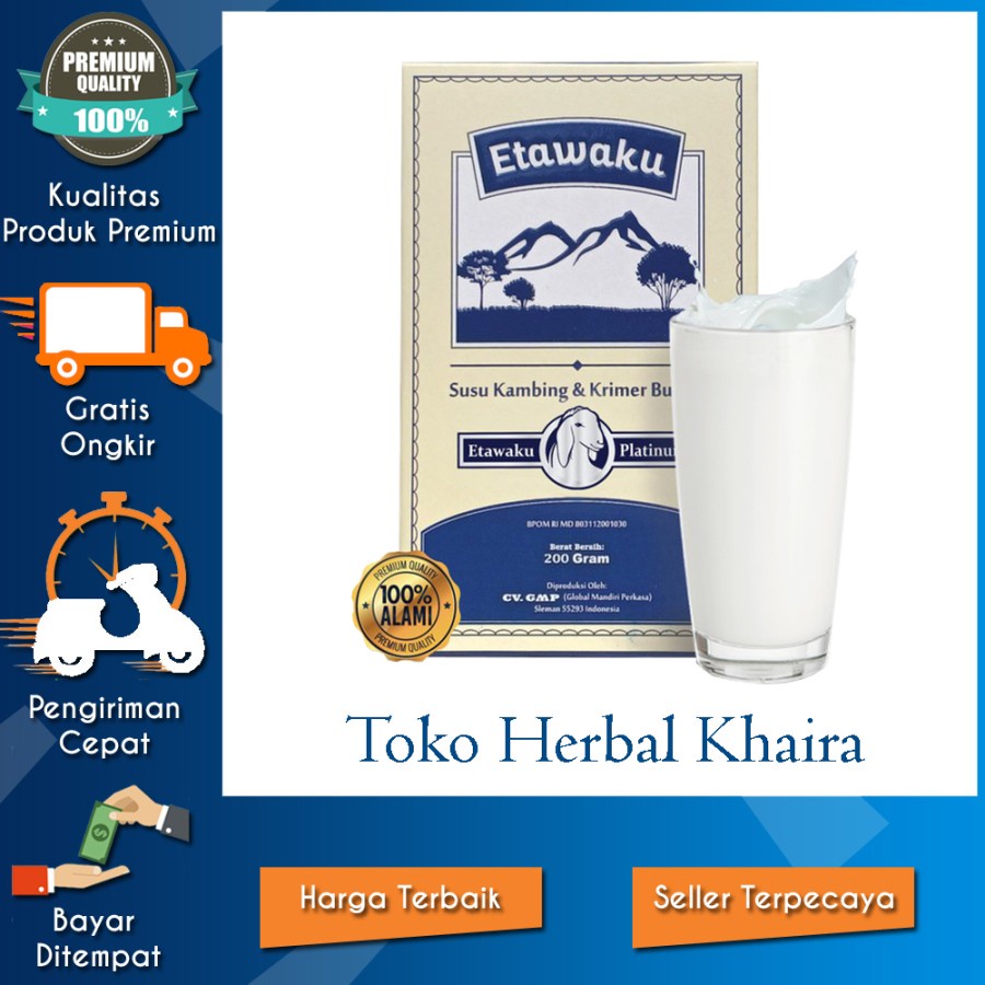 

SUSU ETAWAKU PLATINUM SUSU KAMBING KRIMER ORIGINAL