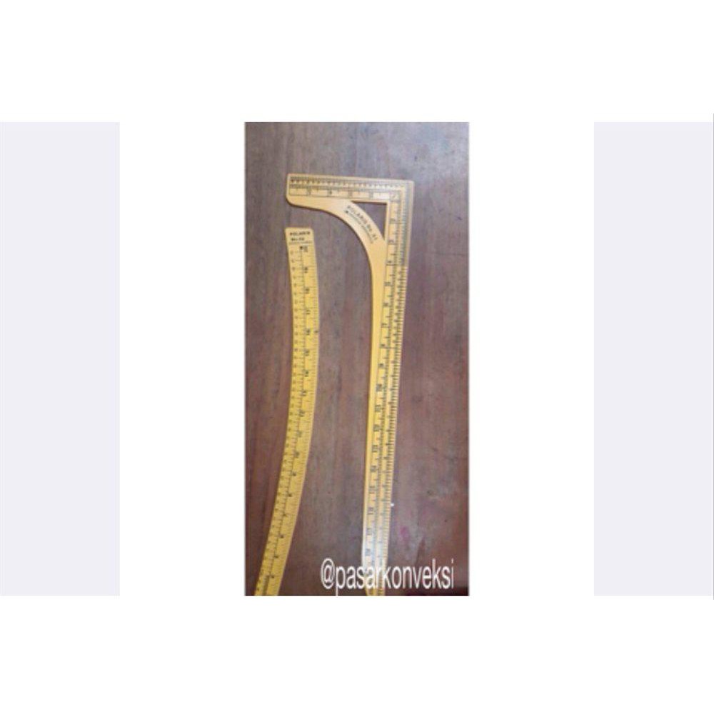 

Terhot Penggaris Pola Set (2 Pcs) Terbagus