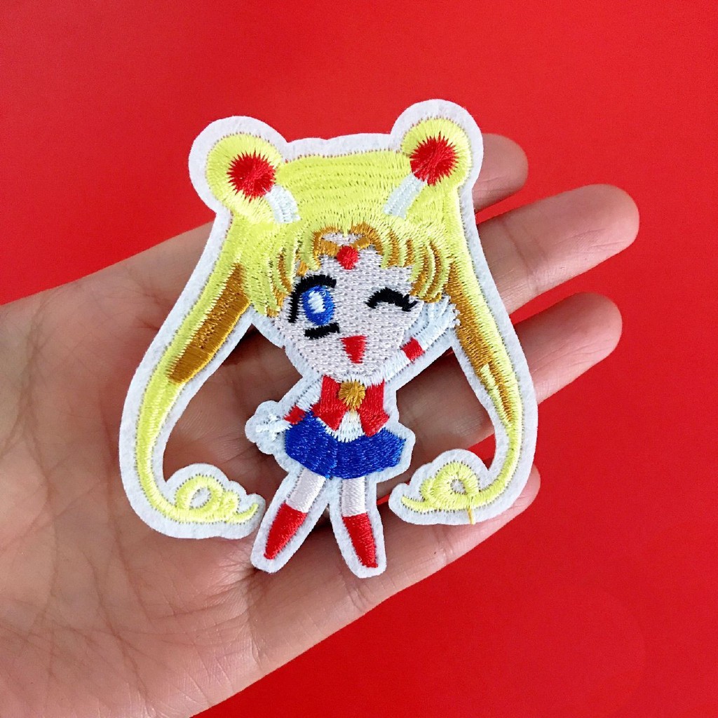 SM016 – Patch Bordir / Iron Badge Aksesoris Anime Manga Cosplay Jepang Sailor Moon