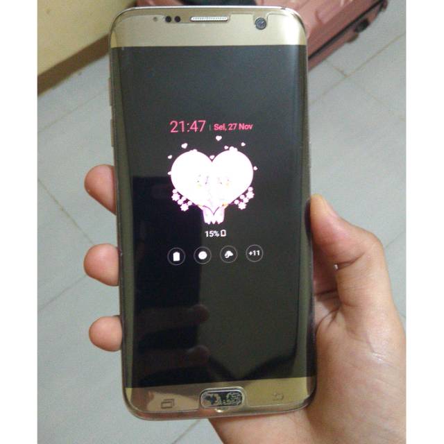 Samsung galaxy S7edge gold Second dual sim