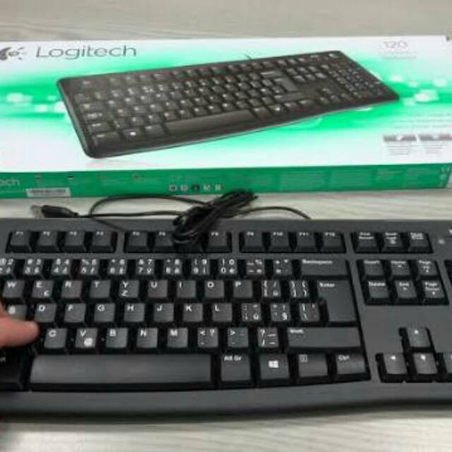 Keyboard Logitech K120 Original KABEL USB