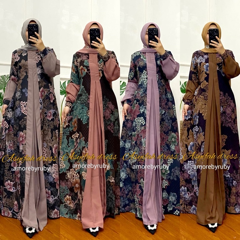 Asyifah dress ori amore by ruby/ amore by ruby / gamis amore by ruby / ori amore by rubby