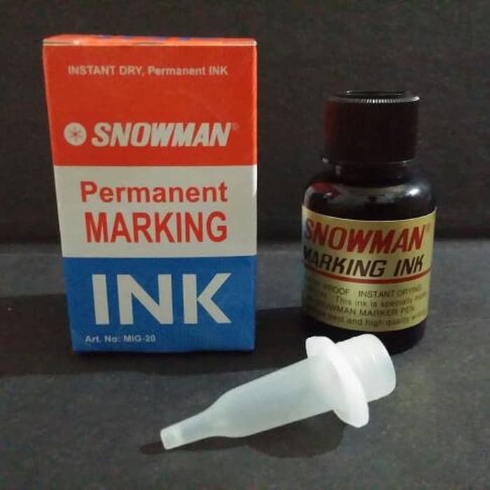 

Jual Refill spidol permanen snowman tinta hitam Murah
