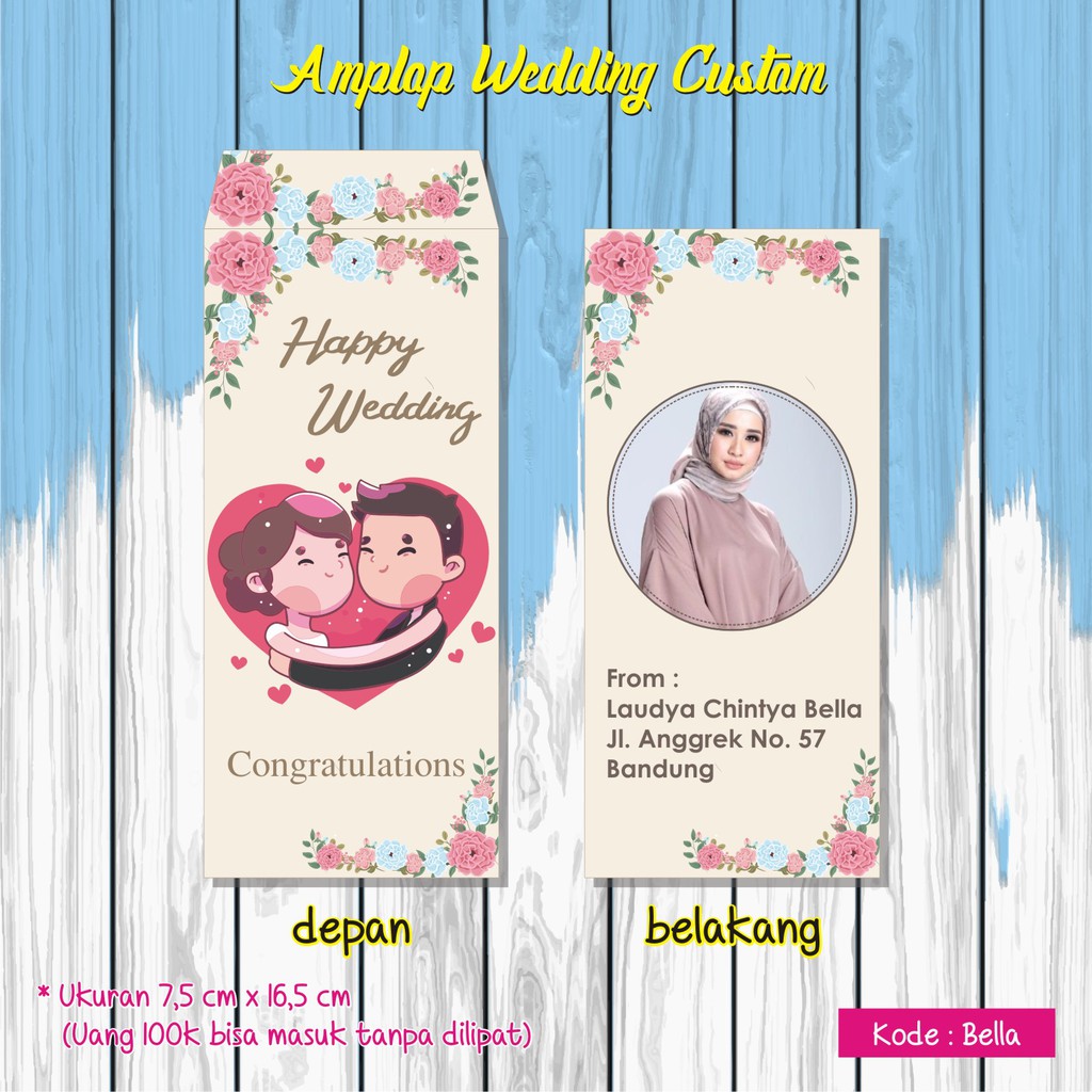 

WED-BELLA AMPLOP WEDDING / AMPLOP KONDANGAN / AMPLOP CUSTOM