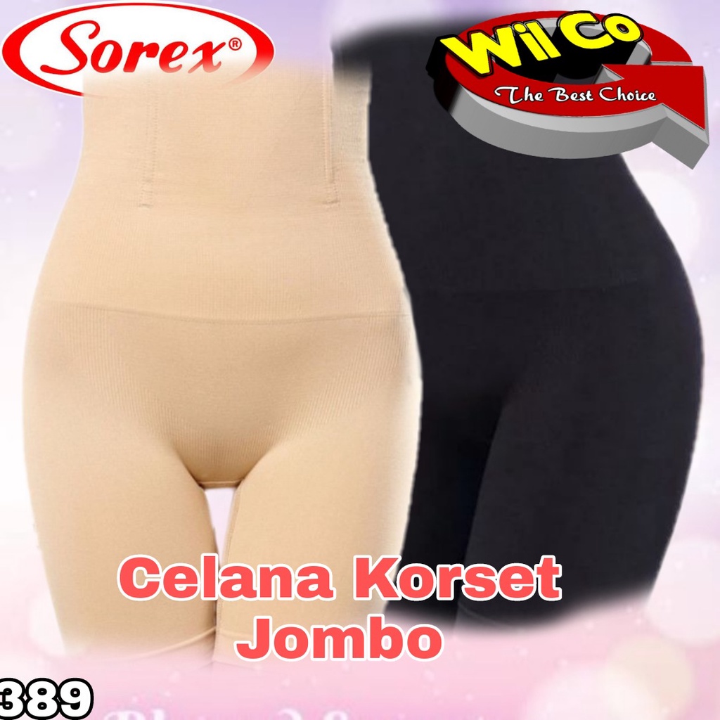 K389 - [Per 1 Pcs] KORSET CELANA KORSET PELANGSING PERUT SOREX FREE SIZE BESAR BB 75 - 100