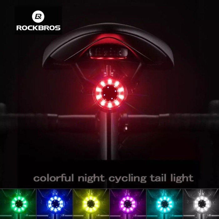 Rockbros Q1 Lampu Sepeda LED Taillight dengan Esca Lens - TL907Q52