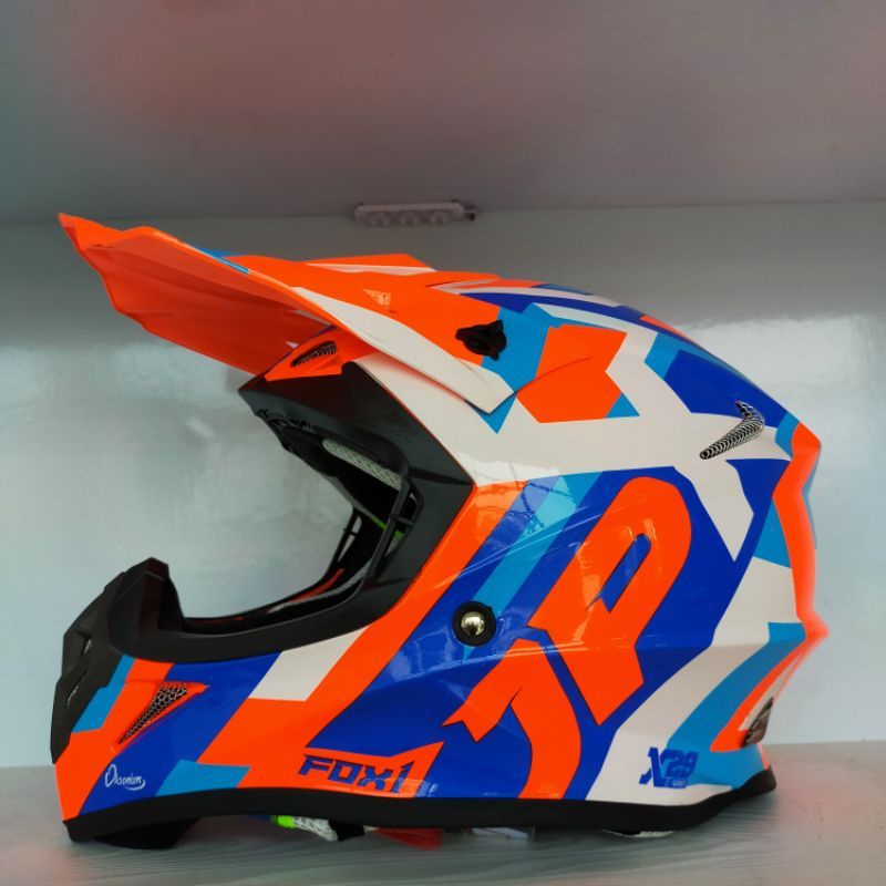 HELM JPX CROSS X29 OKSONIUM RED FLUO GLOSS HELM CROSS JPX OREN HELM TRAIL HELM SUPERMOTO HELM JPX