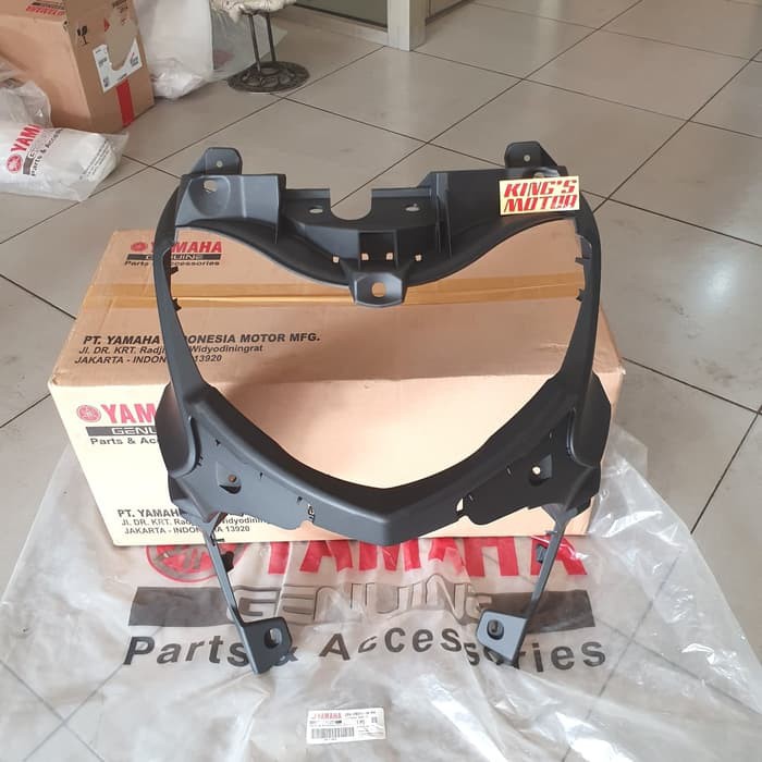 COVER DEPAN, SAYAP XEON GT 125, GT125 (2SV-P4) HITAM DOFF ASLI YAMAHA