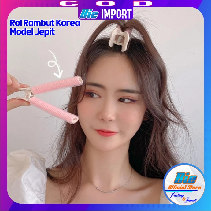 Roll Rambut Korea Model Jepit Premium Impor Best Seller