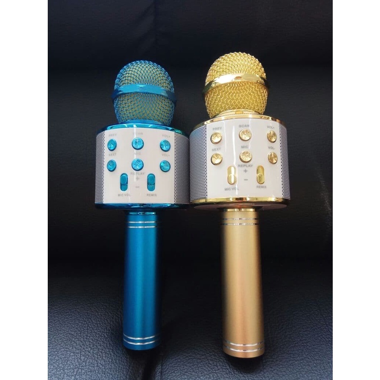 MICROPHONE KARAOKE BLUETOOTH WIRELESS WS-858//MIC WIRELESS WS-858