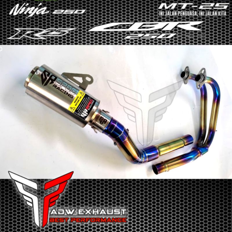knalpot racing ninja 250, knalpot racing r25, knalpot racing cbr250, knalpot racing mt25, knalpot ra