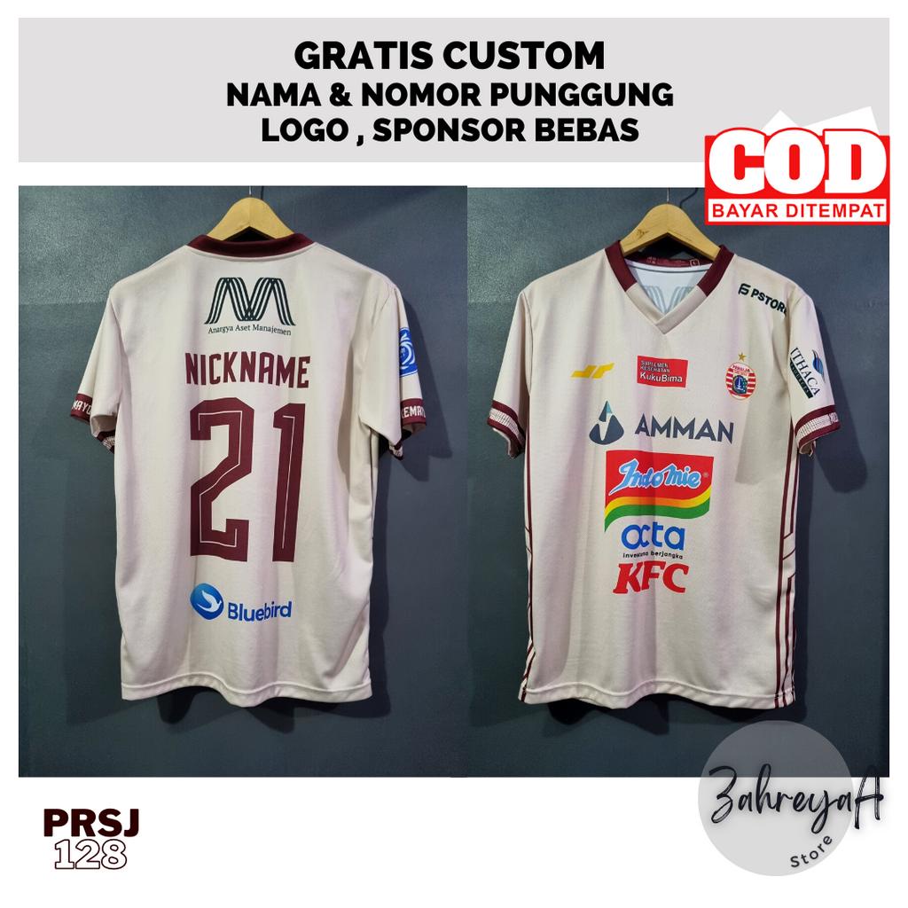 [COD] JERSEY PERSIJA AWAY 2022 I GRATIS SABLON NAMESET I FULL PRINTING I BAJU PERSIJA