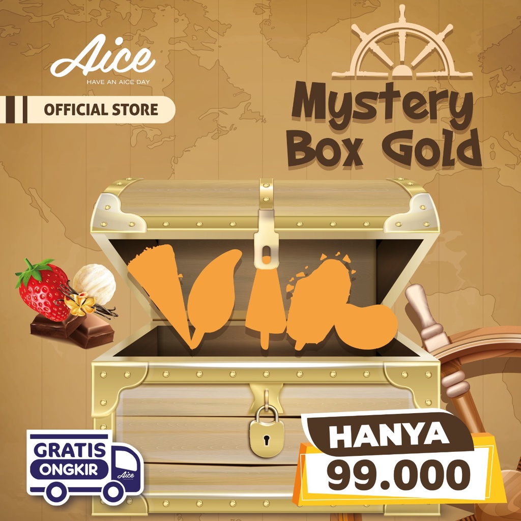 

AICE Ice Cream Mystery Box Es Krim Gold