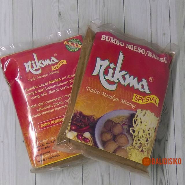 

Bumbu Mieso Masakan Padang 50 gr