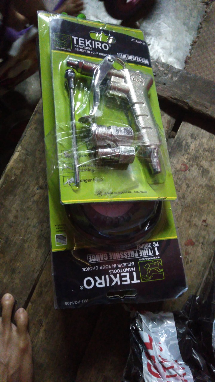 Paket Isi Angin Ban Untuk Kompresor Selang Dan Air Duster Full Tekiro
