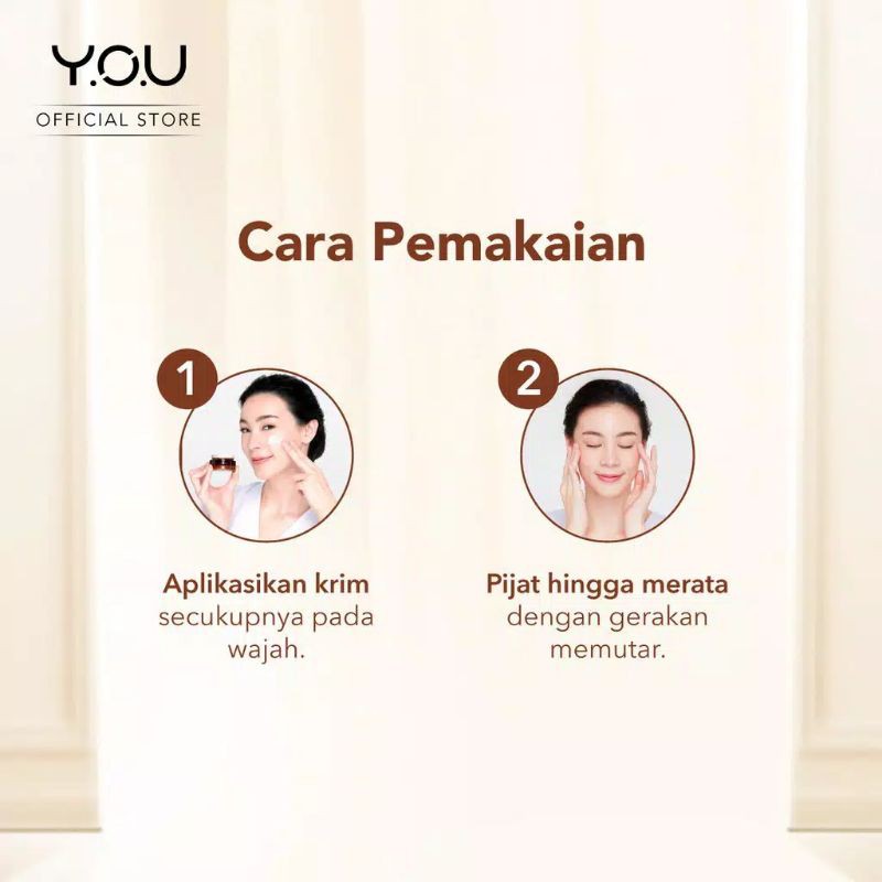 Kosmetik You Golden Age Krim Wajah Siang Hari/Illuminating Day Cream 30g With SPF 30 PA+++