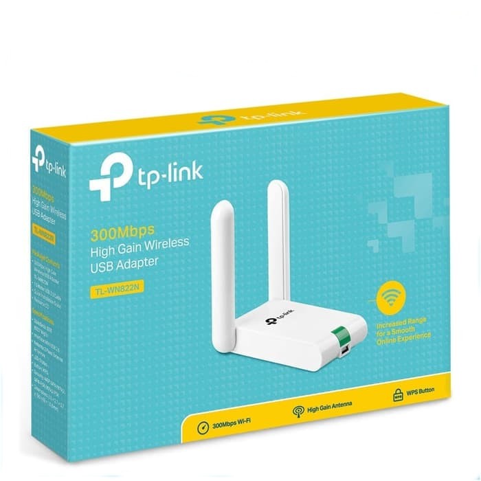 TP-Link TL-WN822N : TPLink High Gain USB Adapter ORIGINAL