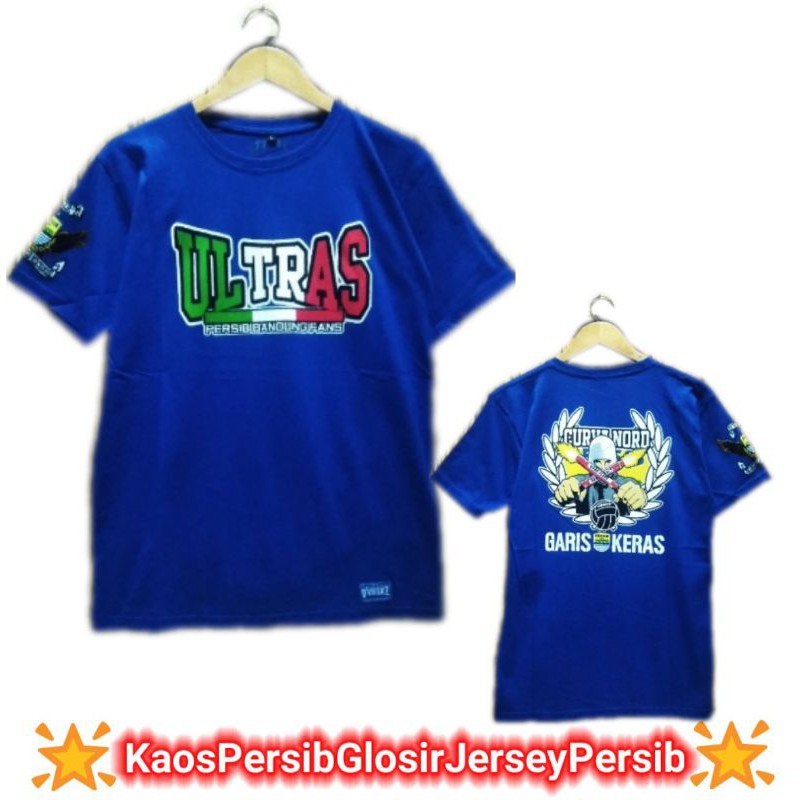 kaos ultras persib curva nord biru M L XL