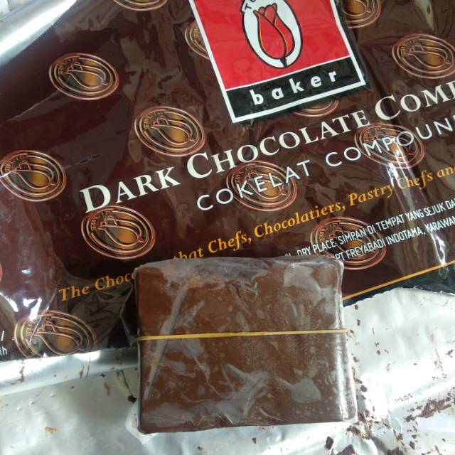 

Coklat DARK Tulip 250gr POTONG