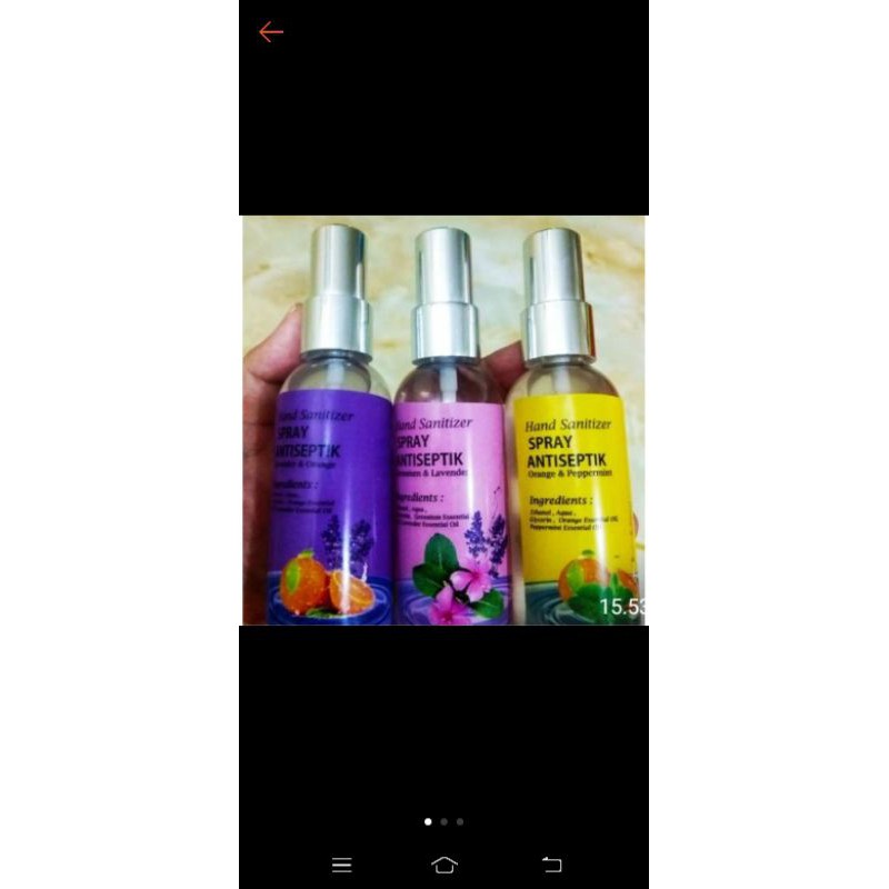 Hand Sanitizer Spray 60 ml