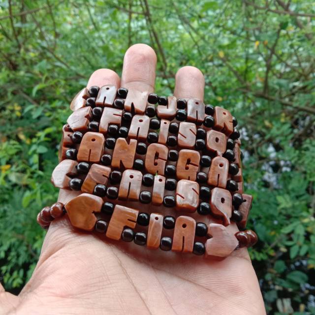 Gelang kokka ukir nama