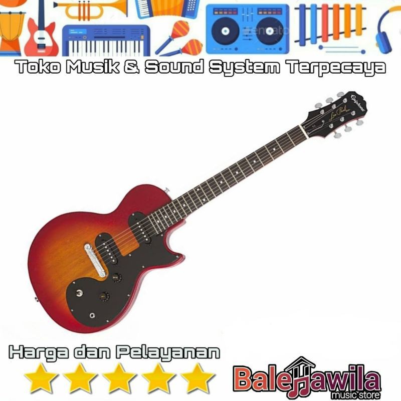 Gitar Elektrik Gitar Epiphone Les Paul SL Heritage Cherry Sunburst , Vintage Sunburst , Ebony ORIGINAL