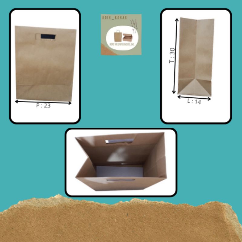 

Kraft Paper Bag Hello Polos