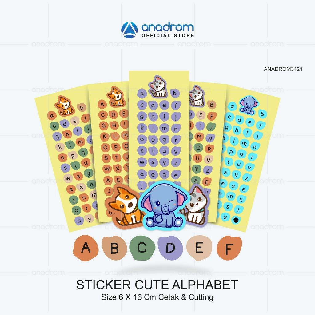 

Sticker Cute Alphabet | Sticker Deco | Stiker Aesthetic | Anadrom 3421