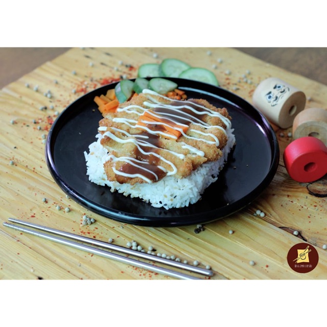 

Chicken Katsu with bbq sauce