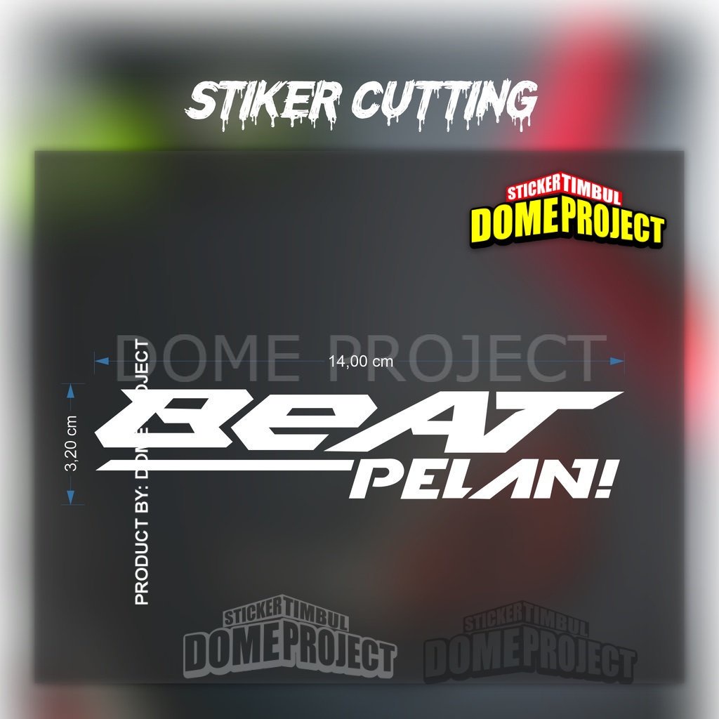 STIKER CUTTING BEAT PELAN PREMIUM GRADE 4 VARIAN WARNA