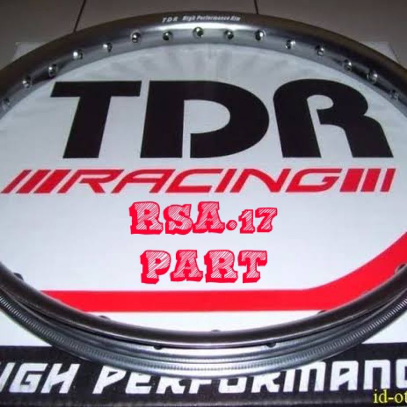 VELG PELK TDR TITANIUM U SHAPE 140 160 RNG17 ORIGINAL