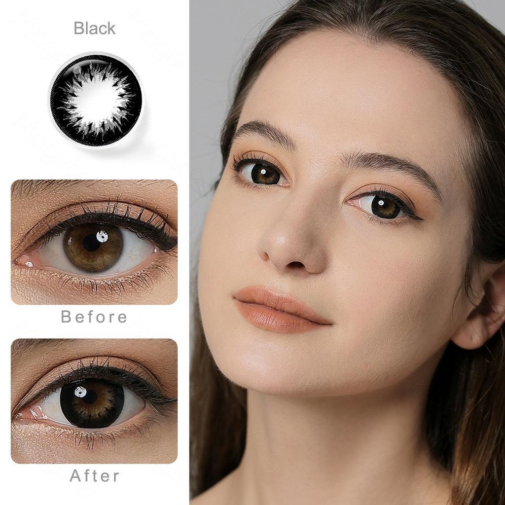 (COD)softlens minus(-1.00s/d-8.00) softlens Lensa kontak warna , Soflens Murah Lensa Warna,diameter 14.20-14.50mm