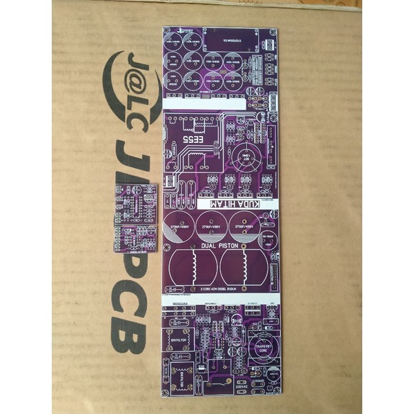 pcb smps fb pfc ee55 dual core + pwm + trafo pwm